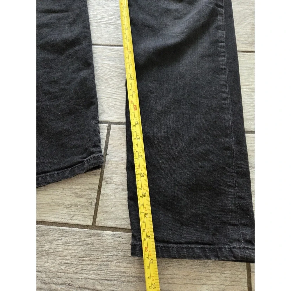 Saint Laurent Paris D14 Black Slim-fit Low-waist Mens Jeans Denim Italy 34×32